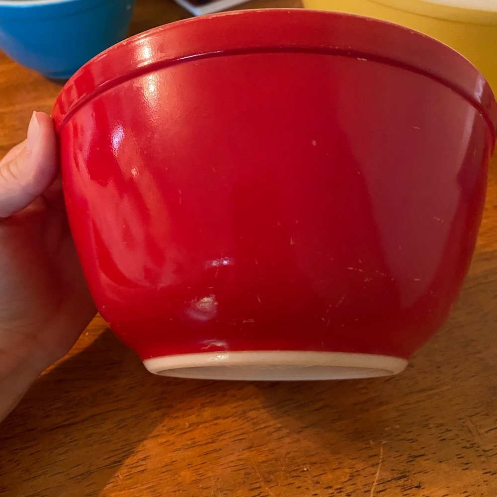 Pyrex Primary Color Nesting Bowls - Picture 7 of 9